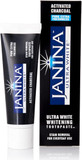 Janina Ultra White Charcoal Whitening Toothpaste (75 ml) - Pure Extra Freshness, Stain Removal for Everyday Use, No Harsh Abrasives