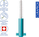 Curaprox CPS 011 Prime Refill Interdental Brushes, Lime Green, 8 Count - 8 x 1.1mm - 5mm Internal Toothbrushes