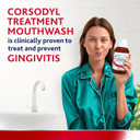 Corsodyl Mouthwash Gum Disease Treatment for Adults, Chlorhexidine mouthwash for Gingivitis Treatment, Fresh Mint, 600ml
