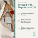 Georganics Whitening Oil Pulling Mouthwash - Spearmint - Plaque-Reducing Coconut Oil Blend - 100% Natural Ingredients - SLS, Glycerine & Fluoride Free - Cosmos Organic, Vegan, Cruelty-Free - 275ml