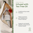 Georganics Whitening Oil Pulling Mouthwash - Tea Tree Flavoured - Plaque-Reducing Coconut Oil Blend - 100% Natural Ingredients - SLS, Glycerine & Fluoride Free - Organic, Vegan, Cruelty-Free - 275ml