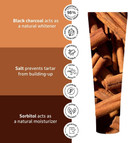 Ecodenta Black Whitening Toothpaste Set: Activated Carbon (Orange), Cinnamon (Black), Fluoride-Free, 3x100ml