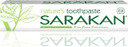 6 x Sarakan Natures Toothpaste (50 ml) | Vegan Toothpaste | Fluoride Free | Suitable for Adults and Children