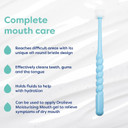 Oralieve Small 360° Tooth and Mouth Brush (Blue), Soft Toothbrush for Sore, Sensitive or Dry Mouths, Childrens 360 Toothbrush with Easy Grip Handle - Genuine Oralieve Round Tooth Brush