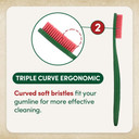 Euthymol Whitening Toothbrush (White), Compact Small Full Head, High-Strength Micro Soft bristles, Deep Cleaning, Sensitive Gums Teeth, Daily Oral Enamel Dental Care