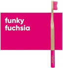 f.e.t.e | Purple Pizazz Bamboo Toothbrush | Biodegradable & Compostable Handle | Recyclable Medium Bristles | Sustainable | Vegan