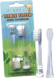 Jack N' Jill Tickle Tooth Sonic Toothbrush Replacement Heads - Extra Soft Bristles for Gentle Cleaning, Easily Attaches to Sonic Electric Toothbrush, Kids Toothbrush Heads, Pack of 2 Jack N' Jill Tickle Tooth Sonic Toothbrush Replacement Heads - Extra Soft Bristles for Gentle Cleaning, Easily Attaches to Sonic Electric Toothbrush, Kids Toothbrush Heads, Pack of 2