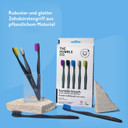 The Humble Co. Plant-Based Toothbrush Family Pack (5-p) | Sensitive Bristles | Biodegradable, Eco-Friendly, Vegan for Your Everyday Oral Care, Dentist Approved
