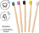 The Humble Co. Bamboo Toothbrush Family Pack (5-p) | Sensitive Bristles | Biodegradable, Eco-Friendly, Vegan for Your Everyday Oral Care, Dentist Approved