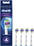 Oral-B 3D White Electric Toothbrush Head with CleanMaximiser Technology, Angled Bristles for Deeper Plaque Removal, Pack of 4, White Oral-B 3D White Electric Toothbrush Head with CleanMaximiser Technology, Angled Bristles for Deeper Plaque Removal, Pack of 4, White