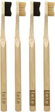 f.e.t.e | Purely Natural Bamboo Toothbrushes | Biodegradable & Compostable Handle | Recyclable Medium Bristles | Sustainable | Vegan