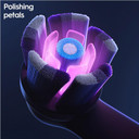 Oral-B iO Radiant White Electric Toothbrush Head, Angled Bristles Deeper Plaque Removal, with Polishing Petals for Teeth Whitening, Pack of 2 Toothbrush Heads, White