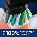 Oral-B Pro Cross Action Black Toothbrush Heads, Pack of 10 Counts, Suitable for Mailbox
