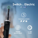 Oral-B Vitality Pro Electric Toothbrushes Adults, Oral B Electric Toothbrush, 1 Handle, 2 Toothbrush Heads, 3 Brushing Modes Including Sensitive Plus, Rechargeable Toothbrush, 2 Pin UK Plug, Blue Oral-B Vitality Pro Electric Toothbrushes Adults, Oral B Electric Toothbrush, 1 Handle, 2 Toothbrush Heads, 3 Brushing Modes Including Sensitive Plus, Rechargeable Toothbrush, 2 Pin UK Plug, Blue