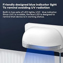 Oclean S1 Toothbrush UVC Steriliser, UVC-LED Safe Sterilisation, 99.9 Percent High Sterilising Rate, Auto-sterilising - White, One Size