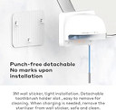 Oclean S1 Toothbrush UVC Steriliser, UVC-LED Safe Sterilisation, 99.9 Percent High Sterilising Rate, Auto-sterilising - White, One Size