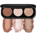Focallure Blush And Highlighter Palette,3 In 1 Makeup Powder Cruelty-Free Matte Blush,Shimmer Illuminator Highlighters For A Glowing Look,#022