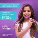 FOREO ISSA kids 5-12 Electric Sonic Toothbrush, Medical-grade Silicone + PBT Polymer Bristles, 6-months Replaceable Brush Head, 265 Uses/USB Charge, Smile Helpers, FDA Approved, 2-year Warranty