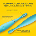 FOREO ISSA kids 5-12 Electric Sonic Toothbrush, Medical-grade Silicone + PBT Polymer Bristles, 6-months Replaceable Brush Head, 265 Uses/USB Charge, Smile Helpers, FDA Approved, 2-year Warranty