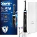 Oral-B iO3 Electric Toothbrushes Adults, 1 Toothbrush Head & Travel Case, 3 Modes with Teeth Whitening, 2 Pin UK Plug, Black, Oral B Io Toothbrush