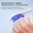 Oclean X10, Smart Sonic Electric Toothbrush, 5 Brushing Modes, 3h-Quick Charge for 60 Days, 2 Min Timer & Pressure Sensor, IPX7 Ultrasonic Travel Toothbrush  Pink