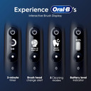 Oral-B iO 6 Black Electric Toothbrush, 2 Toothbrush Heads, 1 Travel Case, Designed by Braun