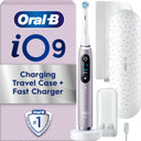 Oral-B iO9 Electric Toothbrushes For Adults, App Connected Handle, 1 Toothbrush Head, Charging Travel Case & Magnetic Pouch, 7 Modes, 2 Pin Plug, Special Edition