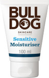 Bulldog Skincare Sensitive Face Moisturiser for Men, Fragrance Free, Specially Formulated for Sensitive Skin, Provides 24-Hour Hydration, 100ml
