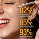 Balance Active Formula Gold + Vegan Collagen Firming Serum - Luxurious Glow with Gold, Youthful Skin Tightening, Lightweight & Non-Greasy, Proven Results - 30ml