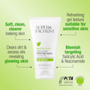 Super Facialist Anti Blemish Pore Purifying Clay Mask with Salicylic Acid - Acne Treatment & Blackhead Remover Mask with Avocado Oil & Vitamin B, Vegan Friendly - 125 ml, Packaging may vary