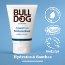 Bulldog Sensitive Moisturiser for Men, 100ml, (Pack of 2)