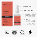 BEAUTYPRO VITAMIN C Face Serum Brightening Anti-Ageing Daily Skincare Firming Hydrating Energising 100% Plant Based Blueberry Yuzu Citrus Sea Buckthorn Natural Vegan Multi Award Winning Brand 30ml
