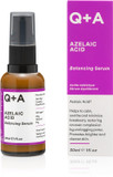 Q+A Azelaic Acid Balancing Serum (30ml), Natural Face Serum with Zinc PCA and Antioxidant Super Grains, Fragrance Free Skincare, Calms Blemishes and Smoothes Skin