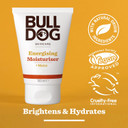 BULLDOG SKINCARE - Energising Moisuriser For Men Brightens and Hydrate 100 ml (Pack of 2)