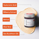 grüum Youth Restoring Skin Gel Serum 30ml - Face Glow Anti aging Vitamin C Serum for Women with Hyaluronic Acid, Sea buckthorn oil & Retinol