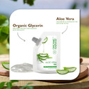 Organic Harvest Aloe Vera Gel: With Organic Glycerine | Moisturizer for Women and Men | Aloe Vera Gel for Face and Hair | 100% American Certified Organic | Sulphate & Paraben-free 100gm