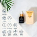 Valquer Anti-aging Facial Serum with Vitamins C, E & Hyaluronic Acid. Hydrates, protects, and reduces wrinkles with natural antioxidants. Vegan, revitalizing, for all skin types. 30 ml