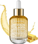 Beauty Elixir 24k Gold & Collagen Face Serum - Lightweight, Wrinkle Free and Deeply Moisturising Treatment; Clean and Cruelty Free Korean Skin Care for All Skin Types; Tested
