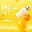 TIRTIR Pure Vitamin C 24% Face Serum  Dark Spot Remover for Sensitive Skin with Collagen Anti Aging Even out Skin Tone Non irritation tested, Wrkinkles, Korean Mild Vita C Facial Serum 30ml