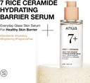 ANUA 7 Rice Ceramide Hydrating Barrier Serum, Hydrating Serum for Face, Rice Water, Hyaluronic Acid, Niacinamide, Non comedogenic, Glass Skin, Korean Skin Care, 50ml/1.69fl.oz