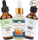 Triple Serum Pack | Vitamin C, Hyaluronic acid & Rational Serum | Reduce Wrinkles, Fine Lines, Age Spot. | Suits All Skin Type | 30ml, 60ml, And 60ml Respectively