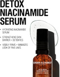 Grown Alchemist Detox Niacinamide Serum - Oil Free Face Serum with Tri-Peptides, Antioxidant for Skin Barrier Protection - Detoxifying, Hydrating, Moisturising - Anti Aging and Anti Wrinkle 30 ml