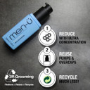 men-ü MATT MOISTURISER Travel & Trial tube 15ml, up to 15 applications, Ultra-Concentrate Mens FACE Moisturiser, Use on the Face and Neck for Matt, Smooth & Firm Surface