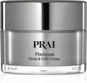 PRAI Platinum Firm & Lift Day Creme 50ml - Hydrating Moisturiser With Nulastic Silk, Platinum & Idealift - Plumps, Firms & Lifts Skin - Reduces Appearance of Wrinkles - Instant Firming Technology