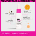 UOMA Vitamin C Serum by Sharon C. Supa Natural Glow (C20) Serum for Face with Hyaluronic Acid + Niacinamide + Vitamin E. Glow Boosting Face Moisturiser for Women & Men. Vegan Face Serum 30ml