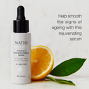 Natio Australia Treatments Plant Peptide Line and Wrinkle Serum, 30 ml - Anti Aging Ceramide Serum - Daily Serum for Face to Revitalise Skin Texture