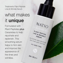 Natio Australia Treatments Plant Peptide Line and Wrinkle Serum, 30 ml - Anti Aging Ceramide Serum - Daily Serum for Face to Revitalise Skin Texture