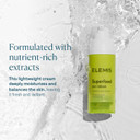 ELEMIS Superfood Day Cream 50ml  Prebiotic Moisturiser for Radiant, Healthy-Looking Skin  Hydrating Daily Face Cream with Antioxidants  For All Skin Types