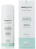 Green People Vita Min Fix Moisturiser - 24-Hour Cream - With Squalane (Derived from Olives) for Normal & Dry Skin - Paraben & Alcohol Free - Cruelty Free & Vegan, 50ml