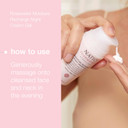 Natio Australia Rosewater Hydration Moisture Recharge Night Cream-Gel, 80 ml - Face Moisturiser with Shea Butter - Face Cream for All Skin Types